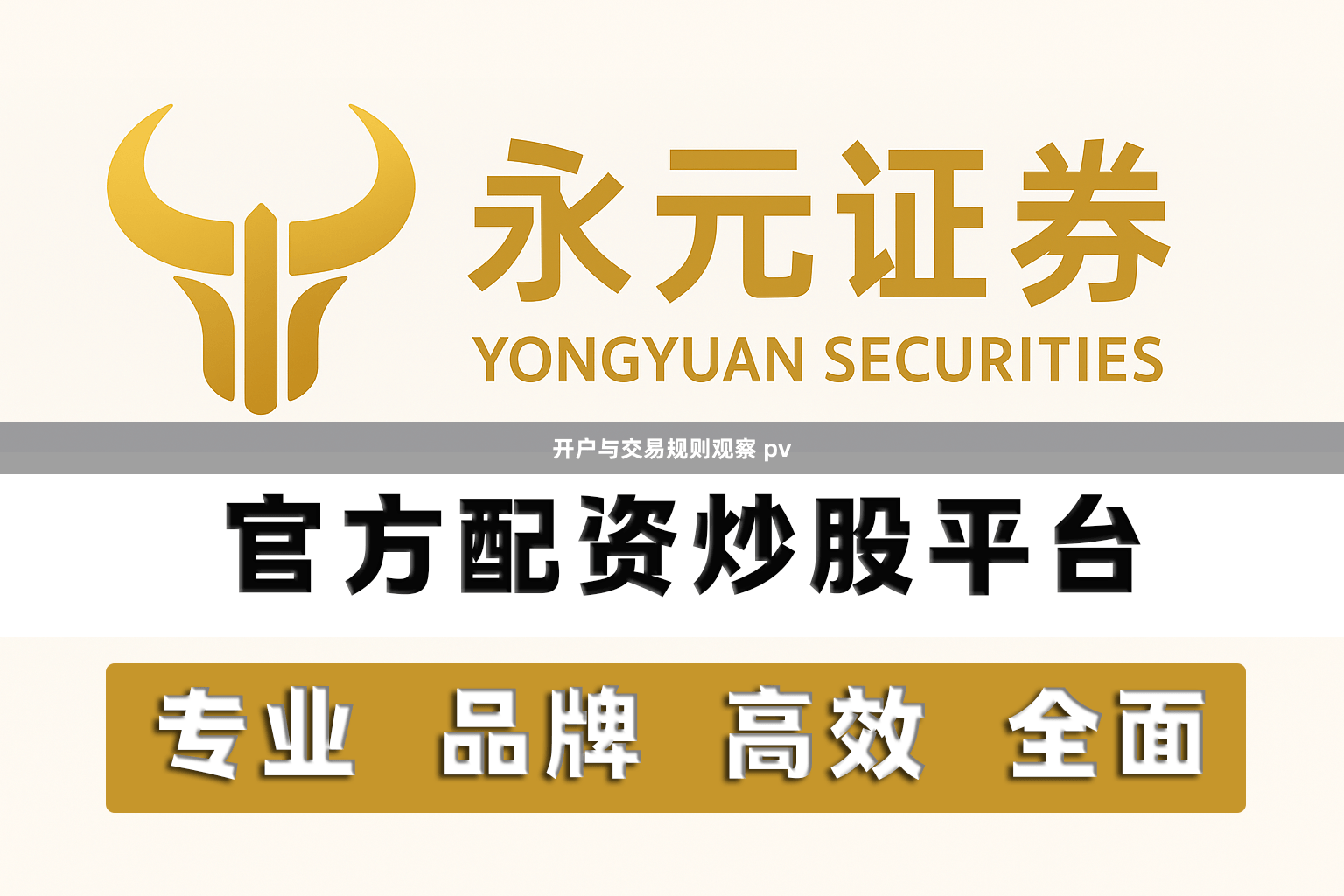 开户与交易规则观察 pv