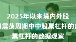 2025年以来境内外股市在宽幅震荡周期中中股票杠杆的数据观察